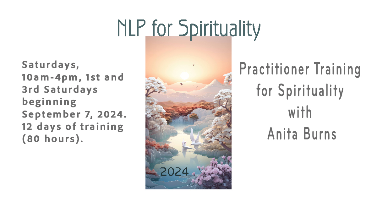 NLP for Spirituality 12 days of training starting September 7, 2024 (Deposit Payment)